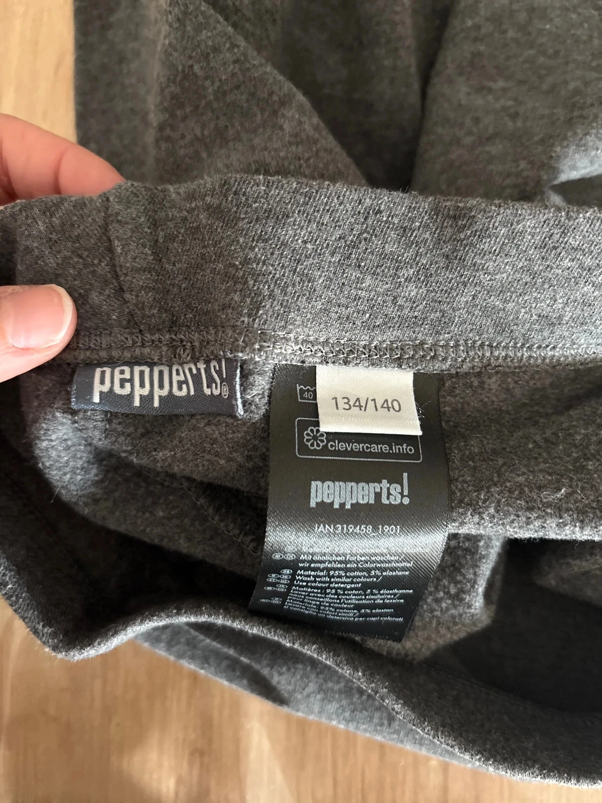 Pepperts grey leggings size 9 / 10 years – photo 4